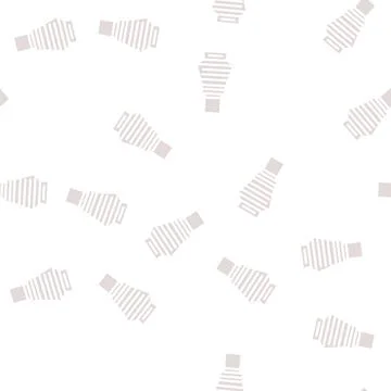 Tower airport glyph vector seamless pattern Stock Illustration