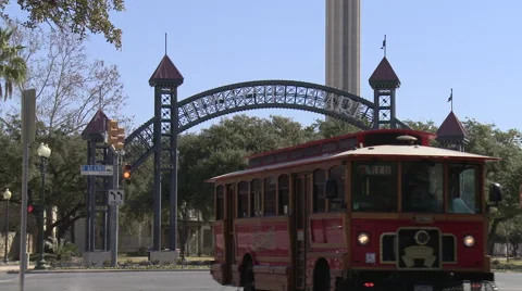 Tower of the Americas Pan Up Stock Footage 64694757