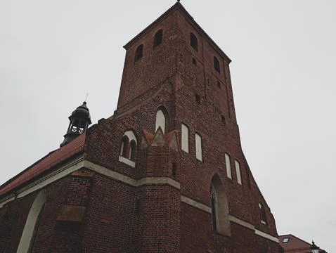 The tower of the ancient castle Stock Photos