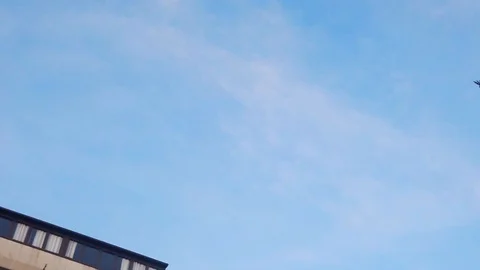 Tower and clock of a church. Stock Footage 126045899