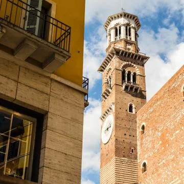 Tower and sky Stock Photos