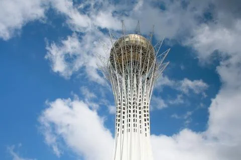 Tower baiterek in astana Stock Photos