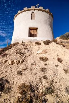 Tower Base and Foreground Texture Foto stock