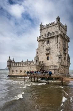 Tower of belem (torre de belem) - lisbon, portugal Stock Photos