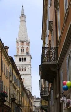 The tower bell of Modena Stock Photos