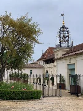 Tower bells on chateau winery Stock-Fotos