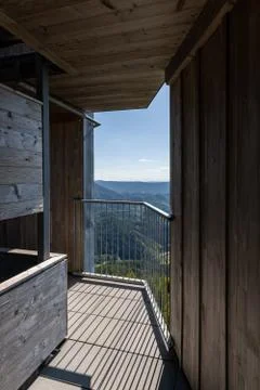 Tower in Black Forest called Buchkopfturm in Oppenau Maisach, Baden Wuerttemb Stock Photos