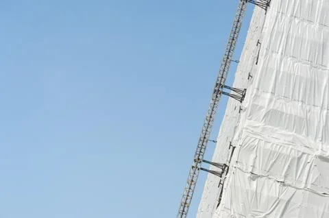 Tower block construction abstract Stock Photos