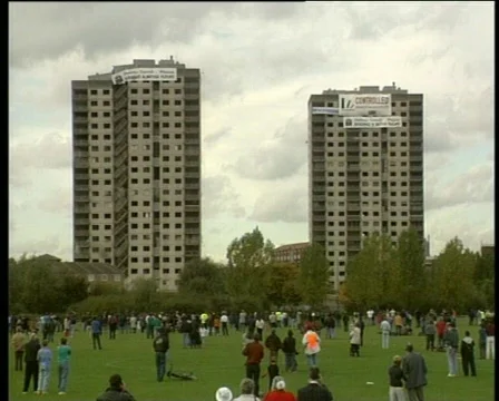 Tower block demolition 動画素材 457060