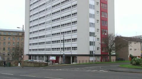 Tower Block of Flats Stock Footage 11163971