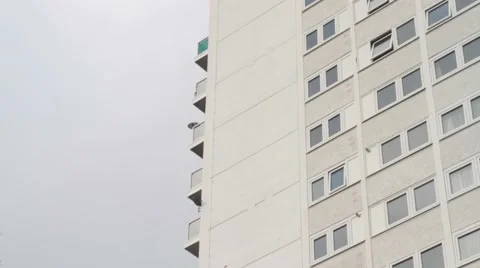Tower Block Tilt Stock Footage 50238762