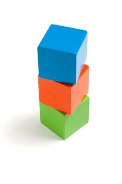 Tower of blocks Stock Photos