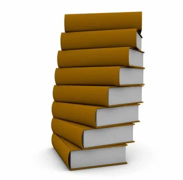 Tower of books Stock Illustration