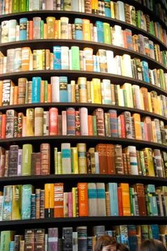 Tower with books Stock Photos