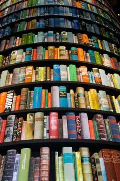Tower with books Stock Photos