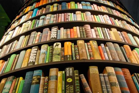 Tower with books Stock Photos
