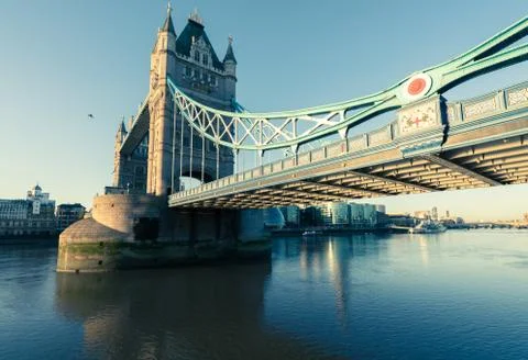 Tower bridge angles faded Stock Photos