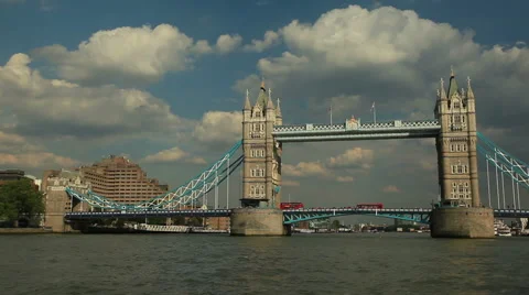 Tower bridge with city Stock Footage 40763689