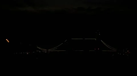 Tower Bridge at Dawn Timelapse Stock Footage 42913750