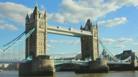 Tower Bridge Day Timelapse Stock Footage 21251330