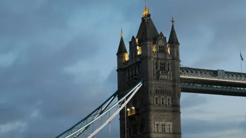 Tower Bridge detail Stock Footage 232702882
