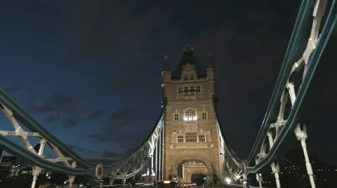 Tower Bridge Stock Footage 506412