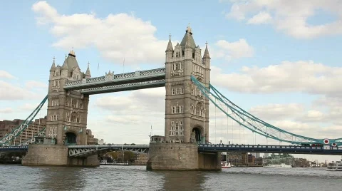 Tower Bridge Stock Footage 863127