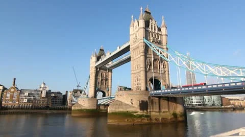 Tower Bridge. Stock Footage