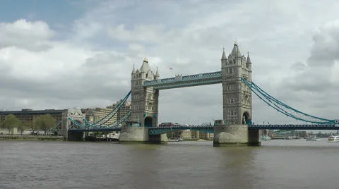 Tower Bridge Stock Footage 24676862