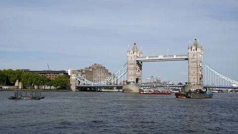 Tower bridge Stock Footage 90485918