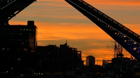 Tower Bridge Stock Footage 95868664