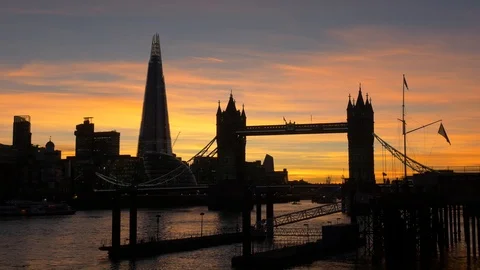 Tower Bridge Stock Footage 97087400