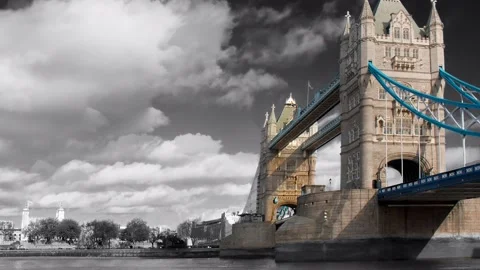 Tower Bridge Stock Footage 132464668