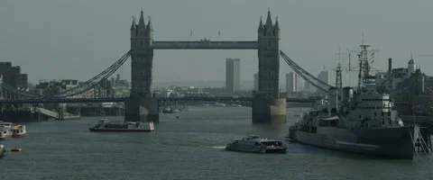 Tower Bridge Stock Footage 140260707