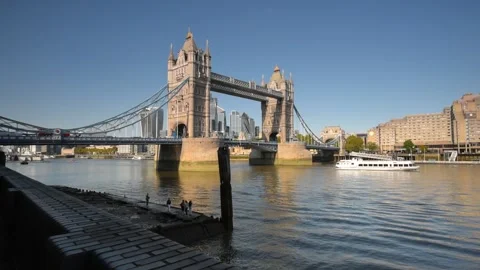 Tower Bridge Stock Footage 287826754