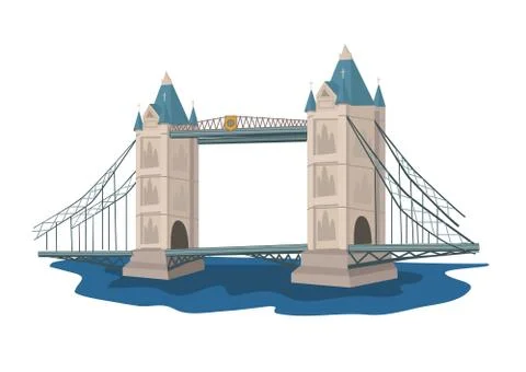 Tower Bridge illustration Stock Illustration