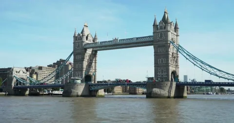 Tower Bridge London 4k Stock Footage 195445349