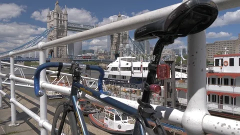 Tower Bridge, London, England Stock Footage 107951253