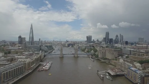 TOWER BRIDGE LONDON ENGLAND Stock Footage