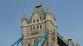 Tower Bridge in London, England, Thames River, Boat, Ship HD Footage