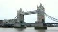 Tower Bridge in London, England, Thames River, Boat, Ship HD Footage