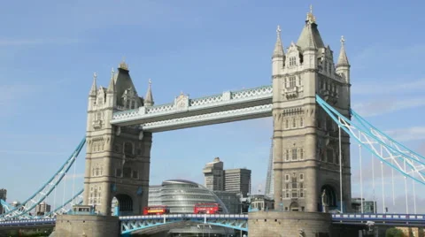 Tower Bridge London Vídeo Stock 6037596