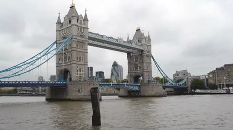 Tower Bridge London Stock Footage 8946421