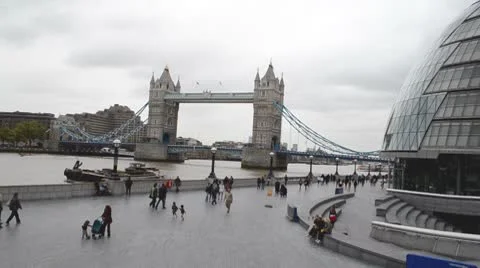 Tower Bridge London Stock Footage 8948525