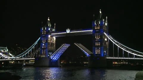 Tower Bridge London Vídeo Stock 12011675