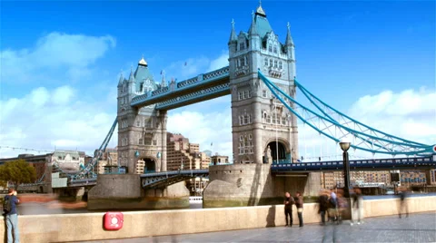 Tower bridge - london Stock Footage 37963077