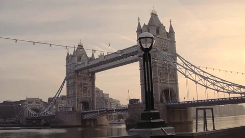 Tower Bridge, London Stock Footage 72680265