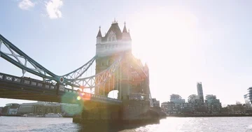 Tower Bridge London Stock Footage 86105525
