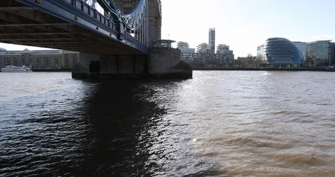 Tower Bridge London Stock Footage 86105705
