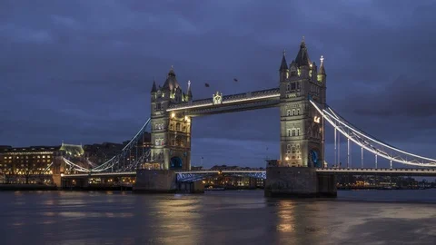 Tower Bridge in London Video stock 102034567
